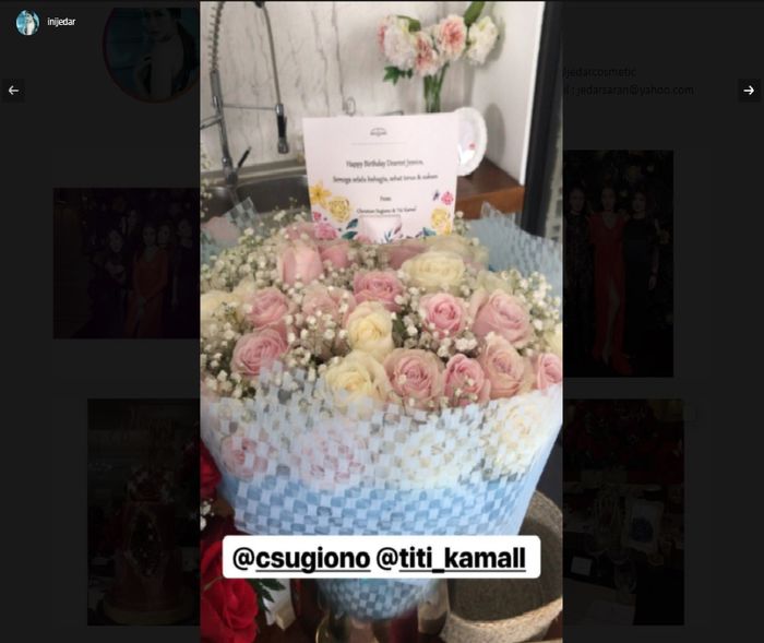 Kado Ulang Tahun Jessica Iskandar