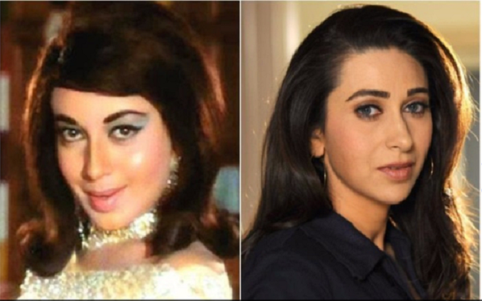 Ibunya (kiri) dan Karisma Kapoor (kanan)