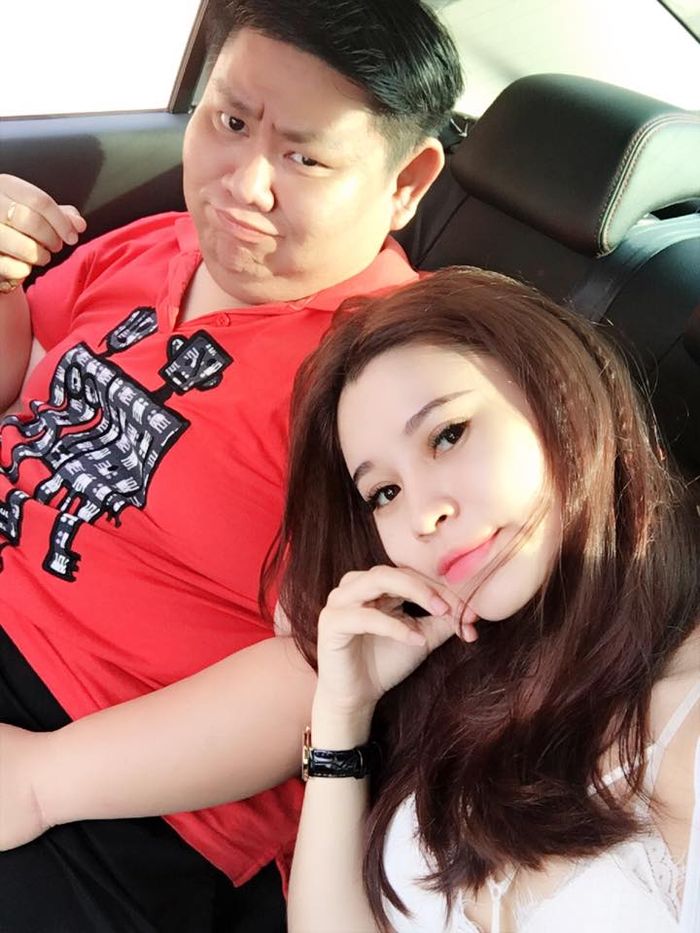 gadis cantik dan pacar yang gendut