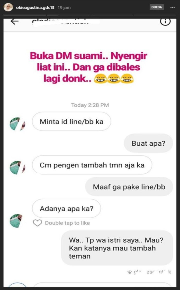 status Okie Agustina