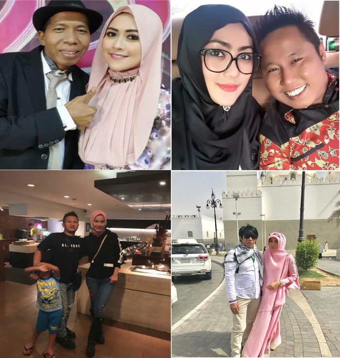 4 Aktor Pelawak Istri Cantik