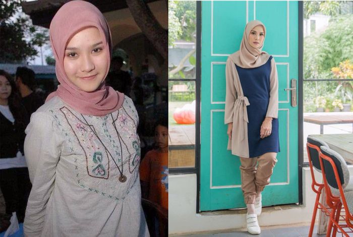 Zaskia Adya Mecca gadis dan sekarang
