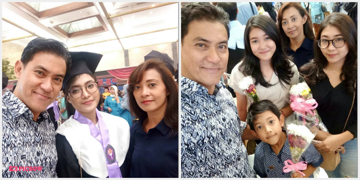 Wisuda Kika Faminza, keluarga Abu Hadi