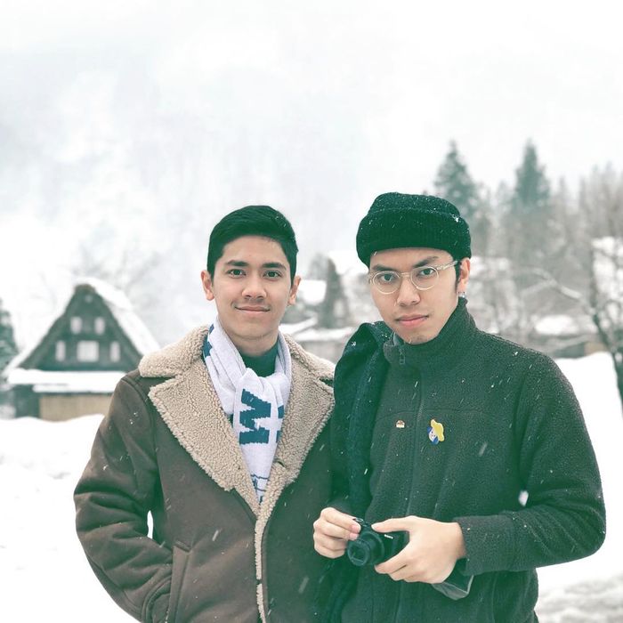 Emir Mahira Salim dan kakaknya