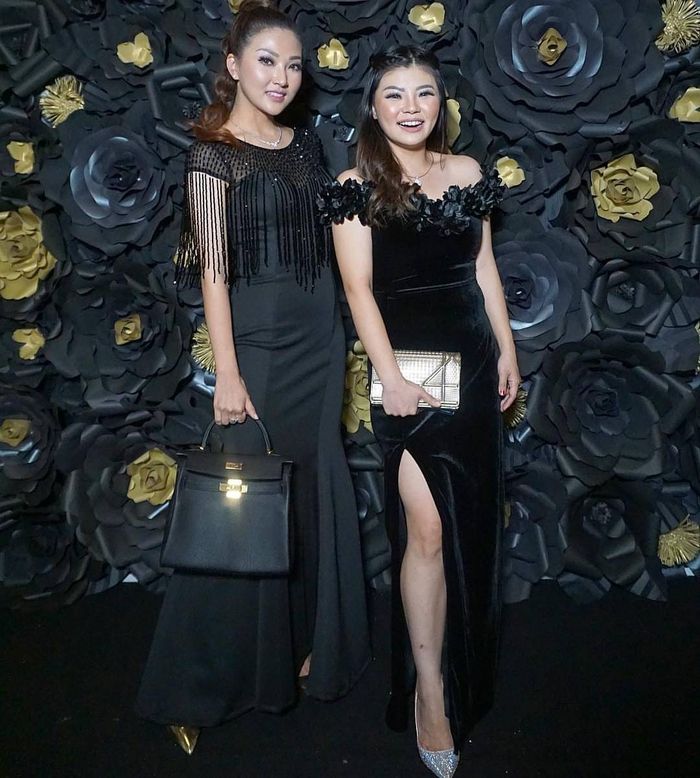 Sarwendah dan Adik saat ulang tahun Jessica iskandar