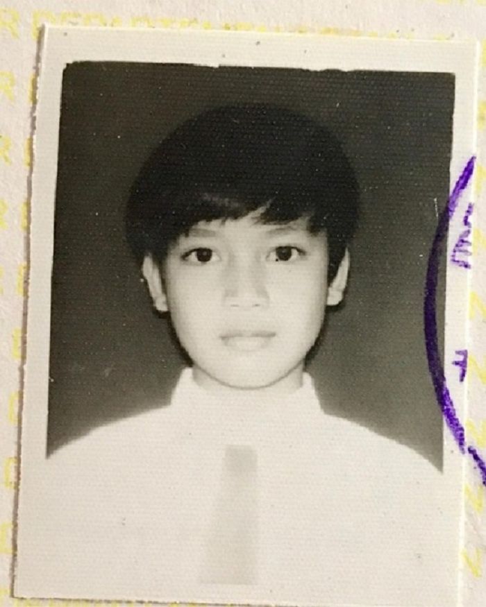 Dinda Syarif saat masa kecil