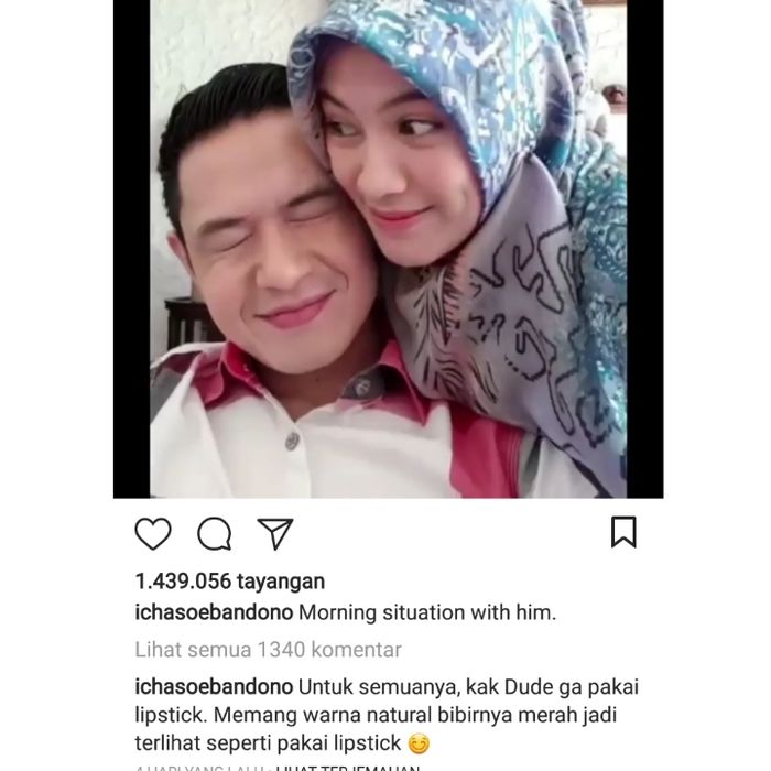 Tanggapan Alyssa terhadap komentar warganet