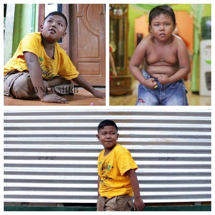 Balita yang pernah menghabiskan rokok sebanyak 40 batang sehari.