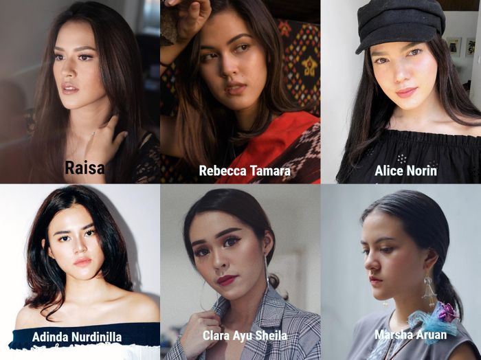5 artis mirip Raisa