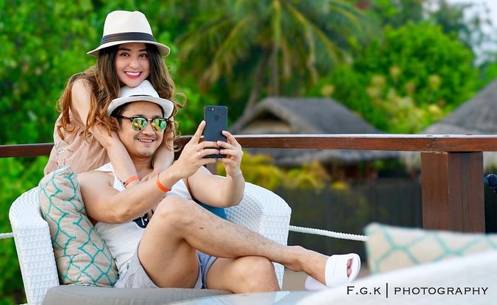 potret mesra Dewi Persik dan Angga Wijaya setelah resmi menikah