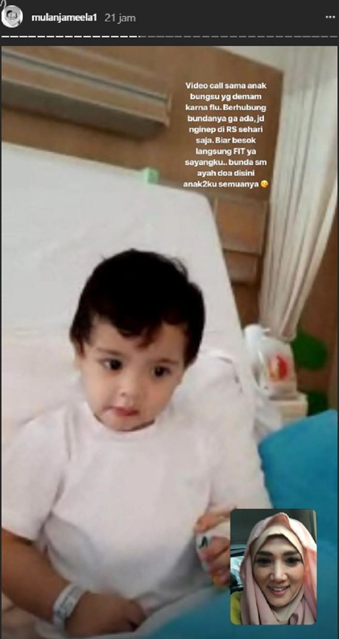 Airlangga, anak bungsu Mulan jatuh sakit