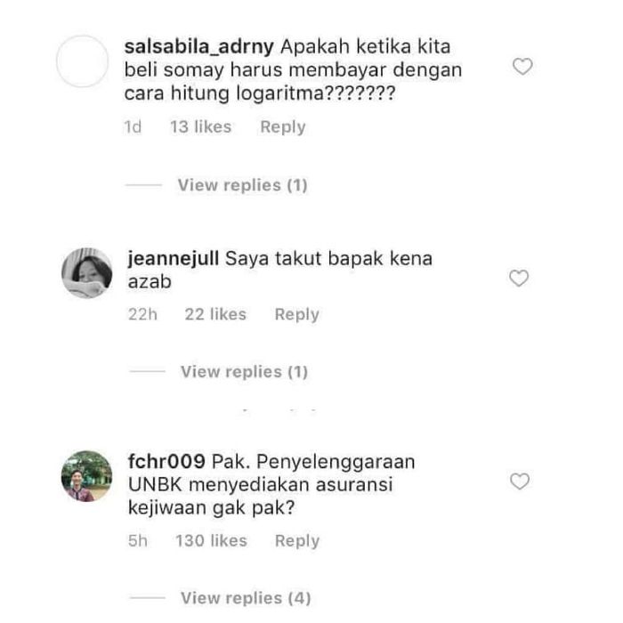 Komentar lucu para peserta UNBK.