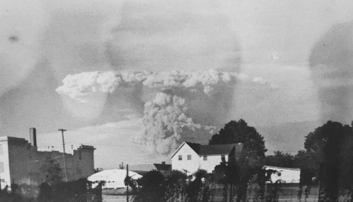 Erupsi Gunung St Helen di Portland