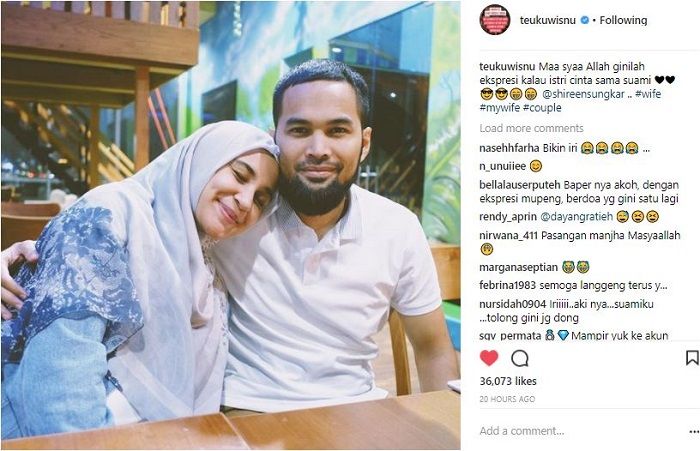 Shireen Sungkar dan Teuku Wisnu