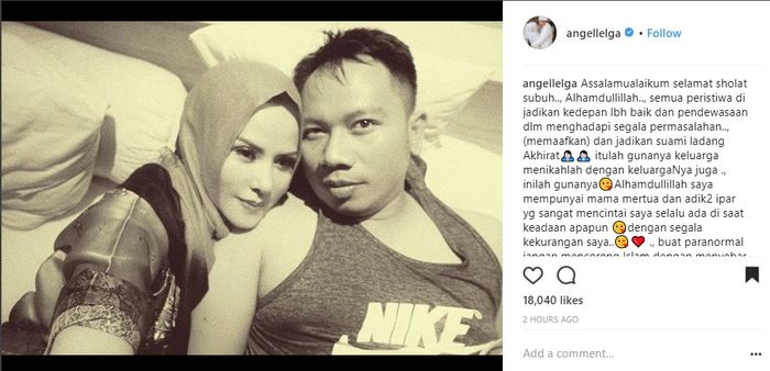 Angel Lelga dan Vicky Prasetyo