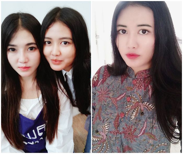 Via dan Mella punya wajah yang cukup mirip