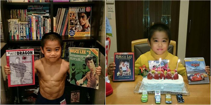 Ryusei sangat menyukai Bruce Lee