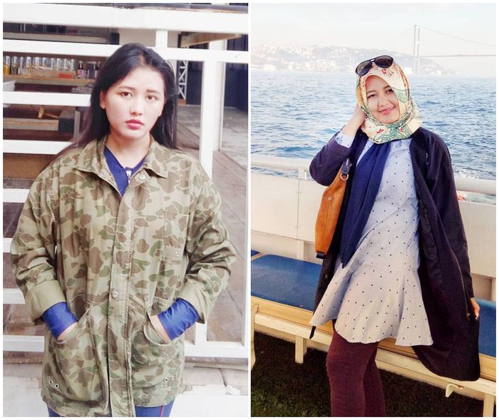 Mella punya gaya yang tak kalah kece dengan kakaknya