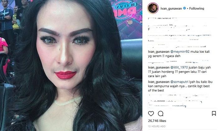 Balasan Ivan Gunawan yang mengkritik Iis Dahlia