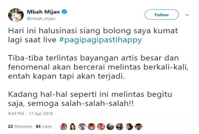 Ramalan <a href='https://suryamalang.tribunnews.com/tag/mbah-mijan' title='Mbah Mijan'>Mbah Mijan</a>