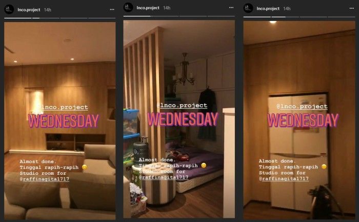 Ruangan di samping kamar Rafathar