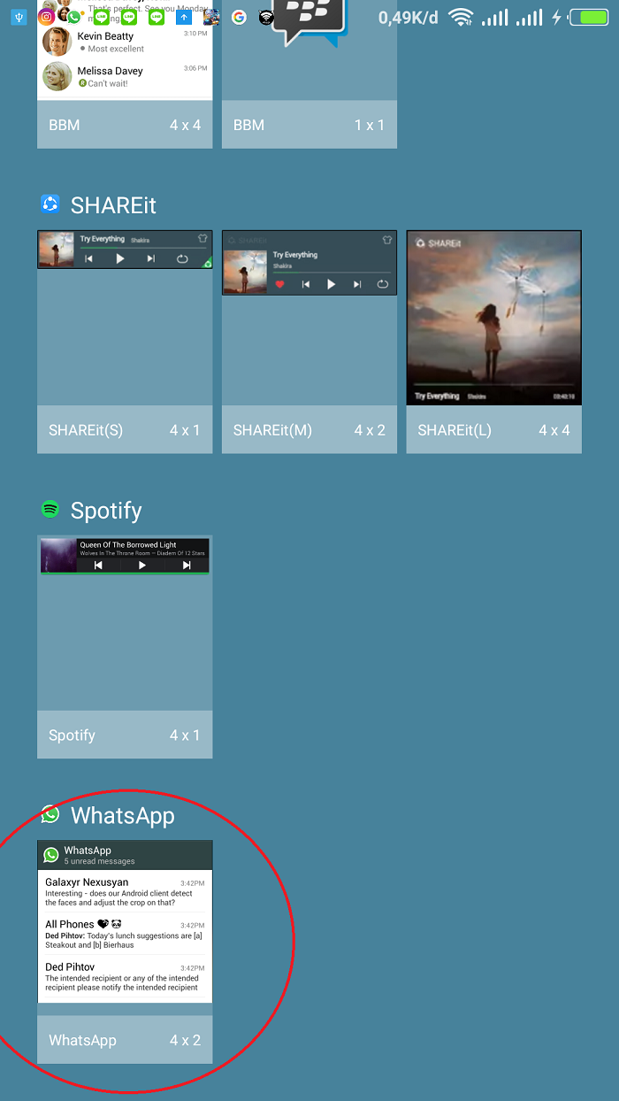 Widget WhatsApp