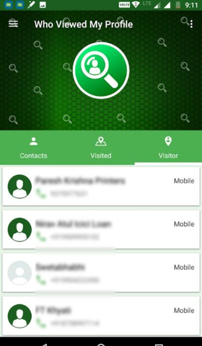 Who visited Profile