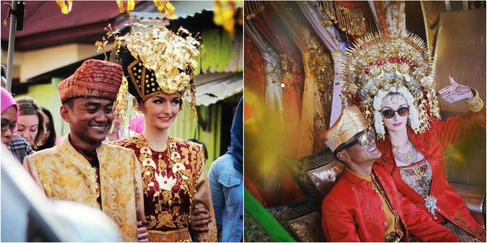foto-foto Bayu dan Jeni saat menikah dulu