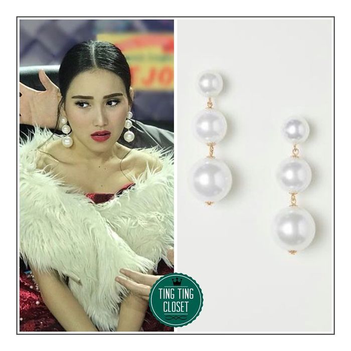 Anting Ayu Ting Ting dari merek H&M