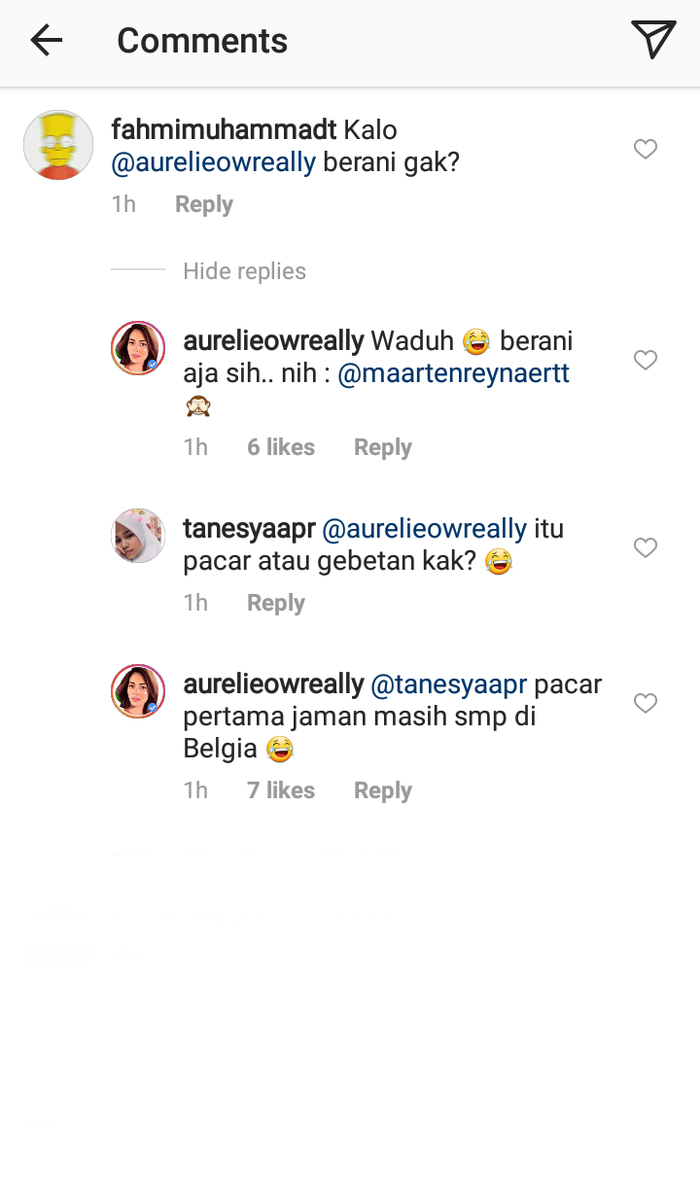 Inilah pengakuan Aurelie Moeremans tentang pacar pertamanya