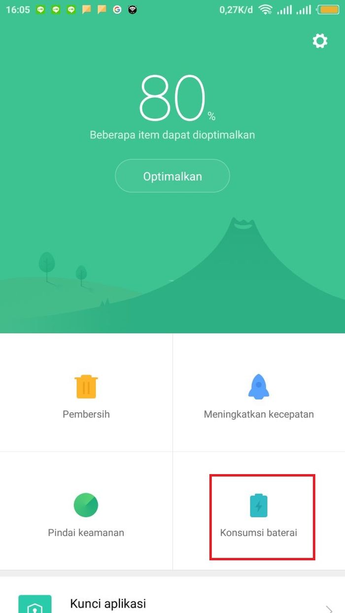 Pengaturan ponsel Xiaomi Intisari