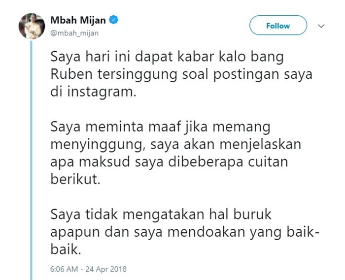 Twitter Mbah Mijan