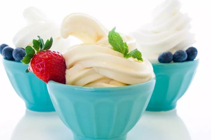 Frozen yoghurt  