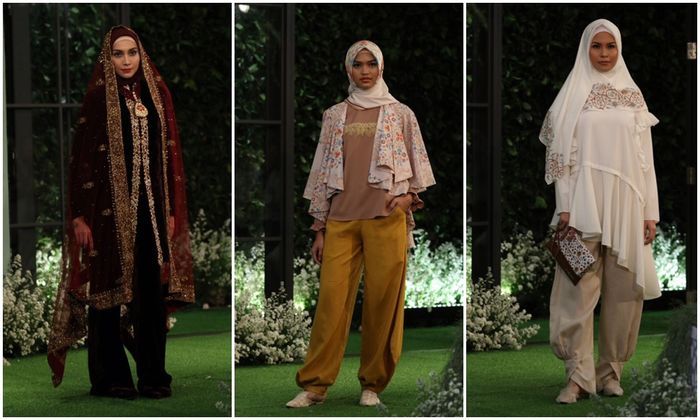 Ivan Gunawan di balik label Mandjha menawarkan opsi busana Ramadan dan Lebaran bergaris simpel minimalis modern elegan.