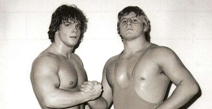 Chris Benoit dan Owen Hart di masa muda