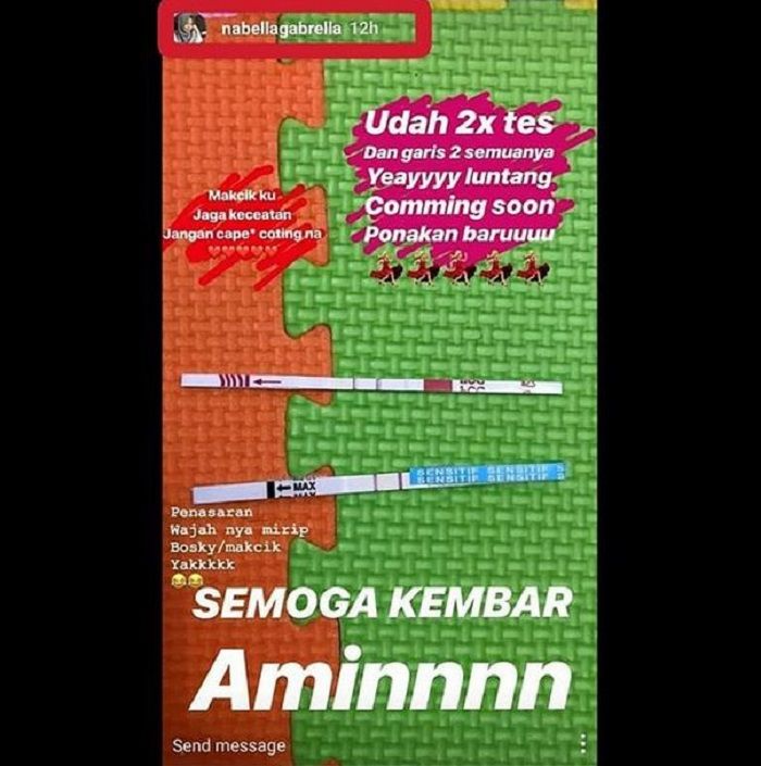 Postingan adik ipar Angel Lelga