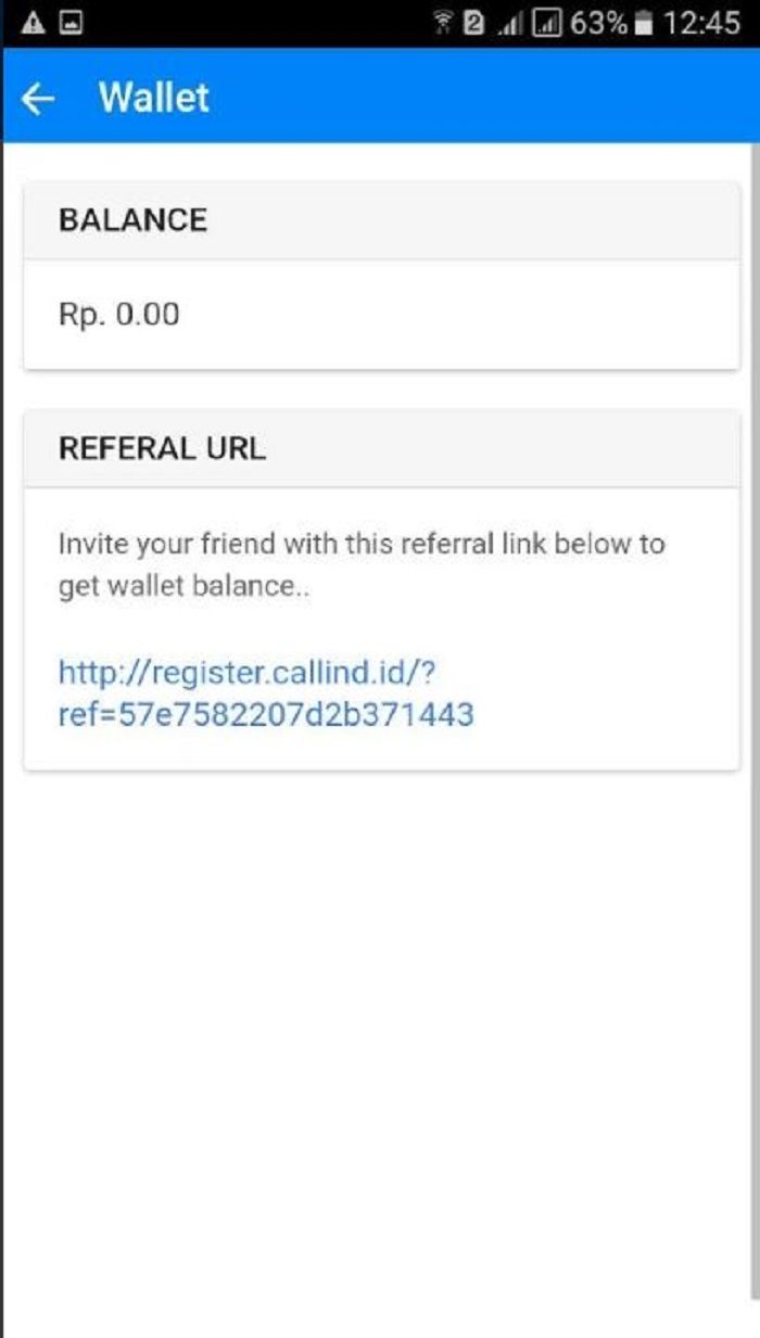 Aplikasi Callind