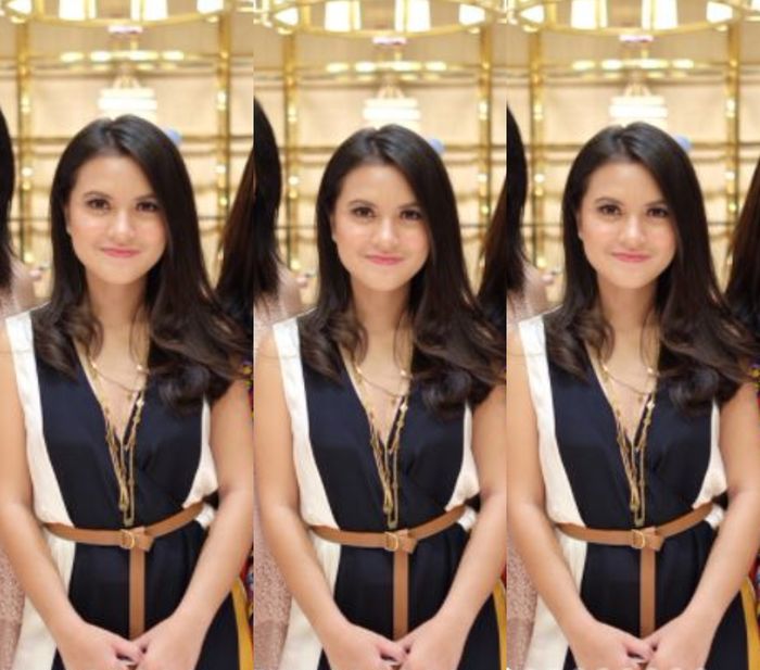 Marsha Aruan tampak menawan dalam balutan makeup flawless