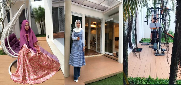 Tempat olahraga dan santai di rumah ustad Solmed
