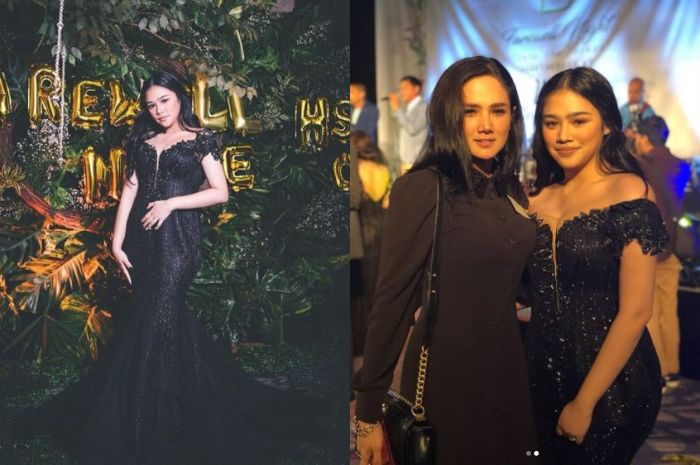 Mulan Jameela temani Tiara di acara prom night