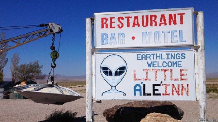 Restoran dan hotel bertema alien di Lincoln County