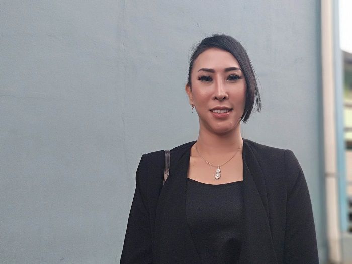 Henny Moana, kekasih Rio Reifan, saat ditemui Grid.ID di kawasan Kapten Tendean, Jakarta Selatan, Selatan.
