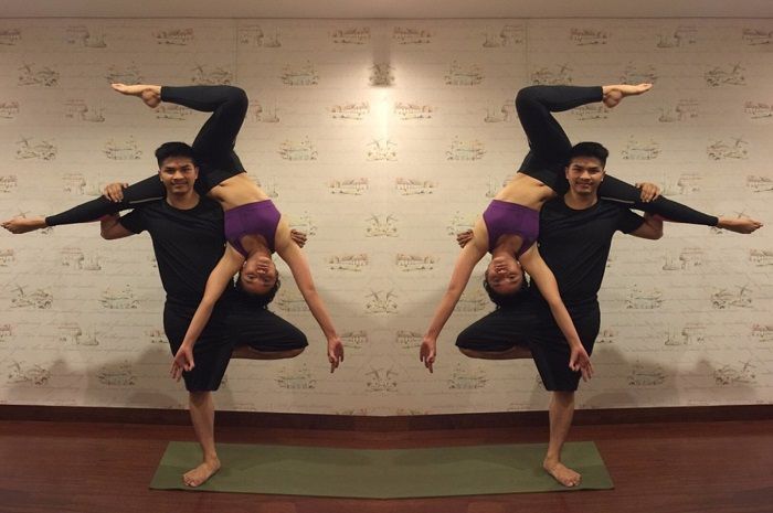 Chelsea Olivia berolahraga bersama pasangan