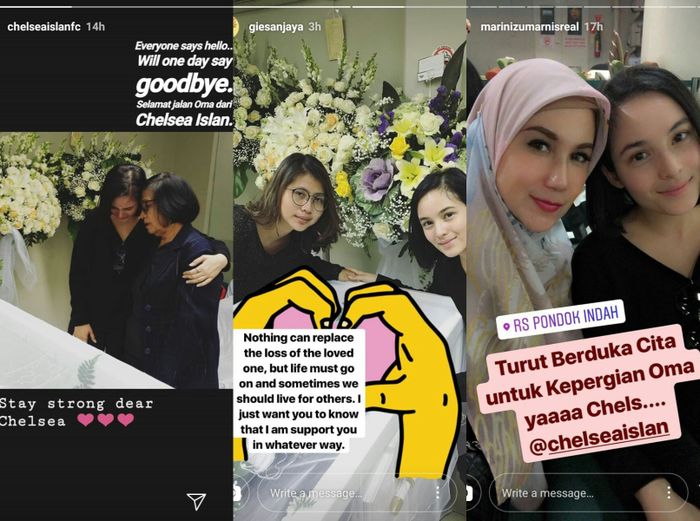 Nenek Chelsea Islan Meninggal Dunia Marini Zumarnis Ikut Berbela Sungkawa Tribun Solo