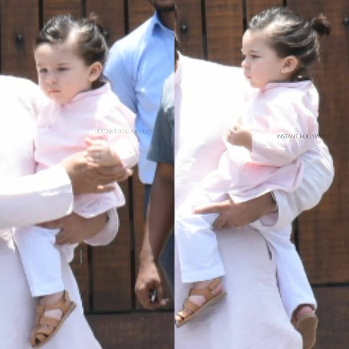 Taimur Ali Khan menjadi sorotan karena gaya rambutnya yang lucu