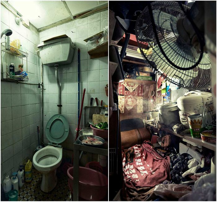Kondisi apartemen kumuh Hong Kong