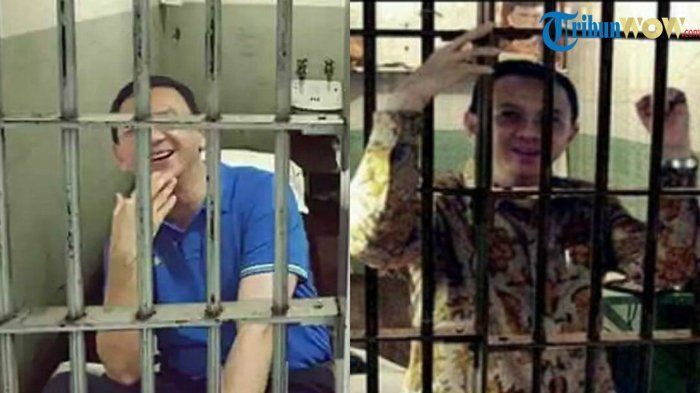 Ahok saat di dalam penjara

