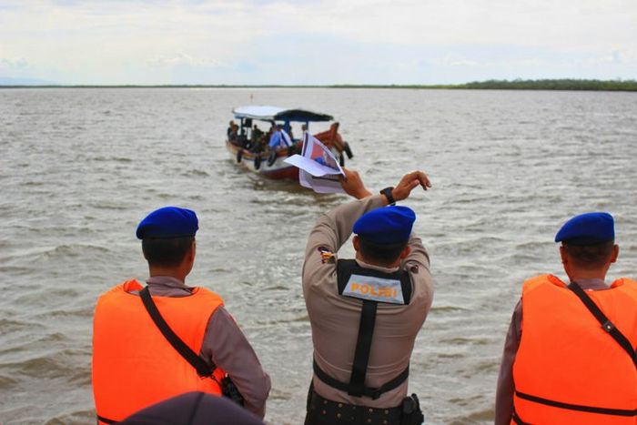 Kapal di Nusakambangan