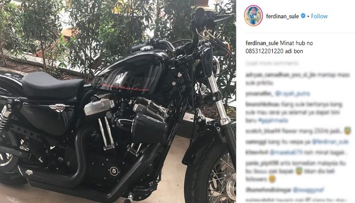 Sule Prikitew jual Harley Davidson