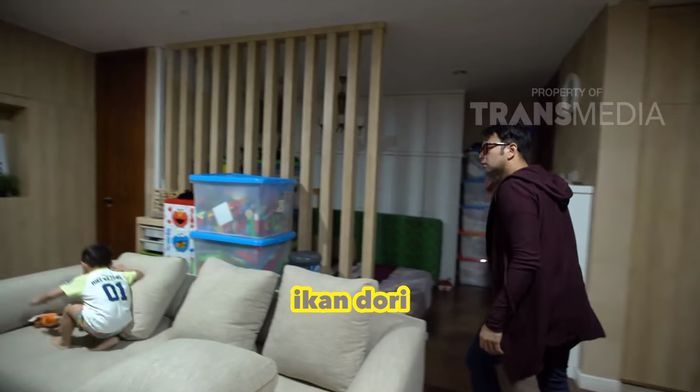 Kamar bermain di kamar Rafathar